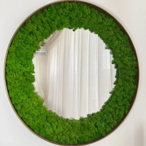 Kerek tükör izlandi zuzmóval – Nature Edition