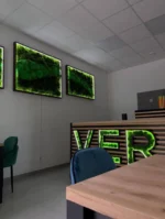 Mohakép szett világítással