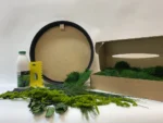 Kerek DIY mohakép készítő szett Növényvilág