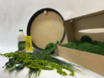 Kerek DIY mohakép készítő szett Növényvilág