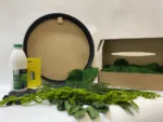Kerek DIY mohakép készítő szett Növényvilág