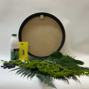 Kerek DIY mohakép készítő szett Növényvilág