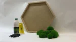 DIY mohakép szett Hexagon – Gömbmoha