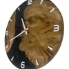 Wanduhr-in-Schwarz-Weiss-aus-Eiche-und-Epoxid_result Falióra tölgyfából és epoxigyantából, a fa és a gyanta illeszkedése